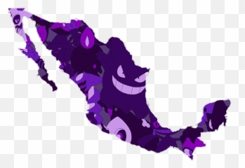 Conceptual Event Día De Muertos Pokemon Go Hub - Mexico Map Outline Png,Gastly Png