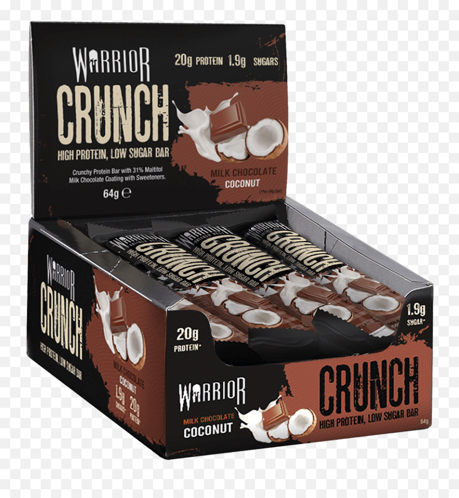 Warrior Crunch - 12 Bars Warrior Crunch Protein Bar Png,Warrior Transparent