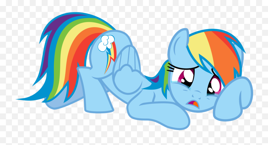 Sad - My Little Pony Sad Rainbow Dash 1269x629 Png Mlp Rainbow Dash Sad,Rainbow Dash Transparent