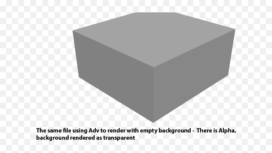 How To Render Alpha Transparency In Png Using Vray Rt - V Box,Black Rectangle Png