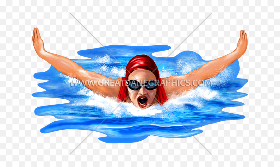 Download Swimmer Png - Woman Female Swimmer Swimming Clipart,Swimmer Png