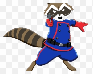 Rocket Raccoon Clipart Animated - Racoon Marvel Vs Capcom png