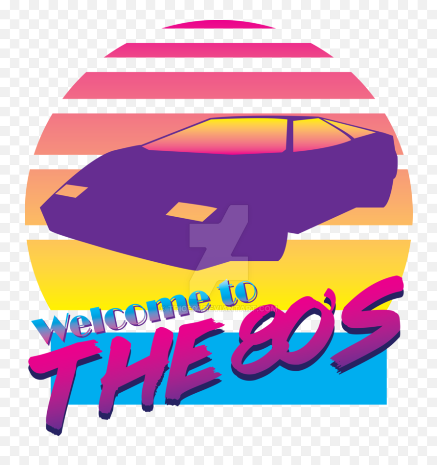 Welcome To The - Welcome To The 80s Transparent Cartoon Png,80s Png