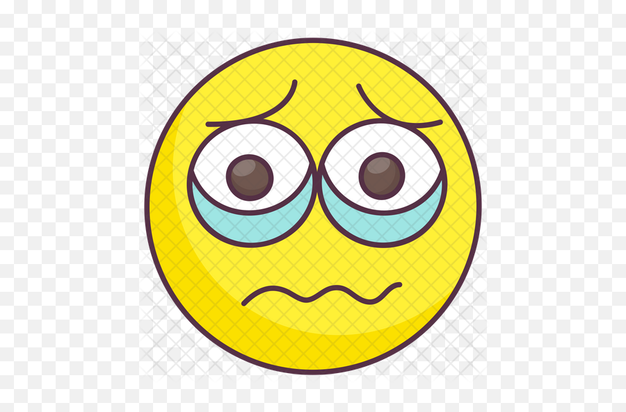 Pleading Emoticon Emoji Icon - Happy Png,Smileys Png