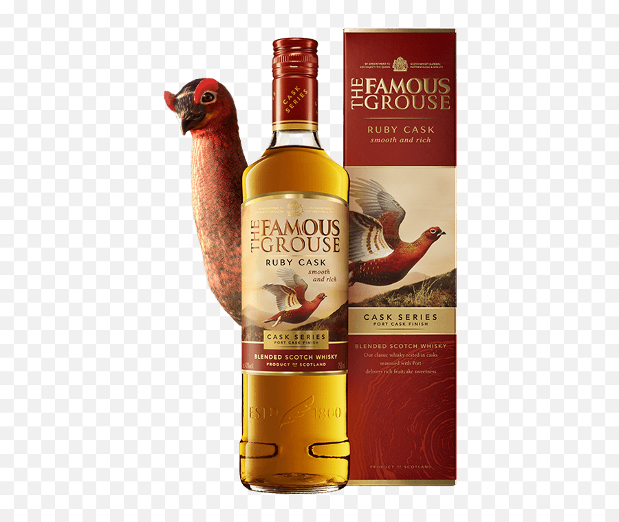 Home The Famous Grouse - Famous Grouse Ruby Cask Png,Whiskey Bottle Png