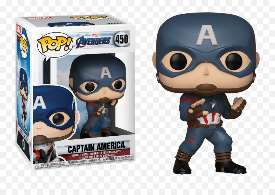Avengers - Funko Pop Avengers Endgame Captain America Png,Captain America Comic Png