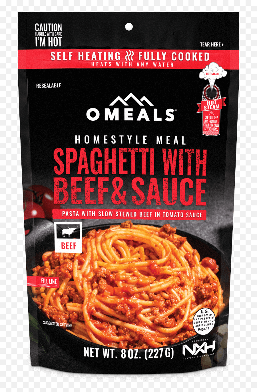Omeals Spaghetti With Beef And Sauce 6 - Omeals Png,Spaghetti Transparent Background