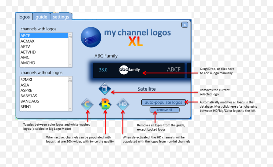 Installation U0026 Logo Tutorial - My Channel Logos Screenshot Png,Abc Family Logo