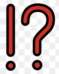 Exclamation Question Mark - Clip Art png