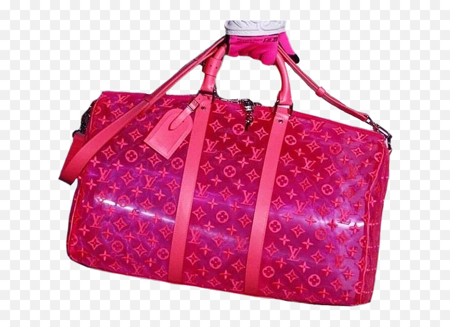Bag Bags Pink Plastic Cute Aesthetic Png Pngs Moodboard - Bolsa Louis Vuitton Neon,Louis Vuitton Pattern Png