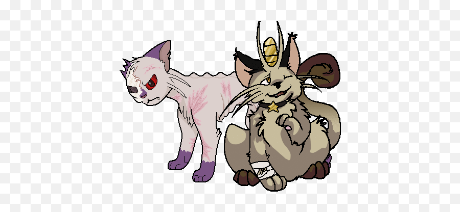 Clover The Undead Meowth U0026 Kolven Chill Frost Ace - Fictional Character Png,Meowth Transparent