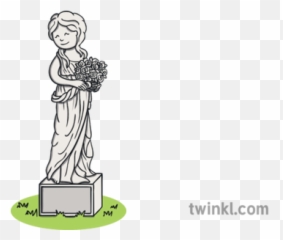 Greco Roman Garden Statue Female - Occasion png