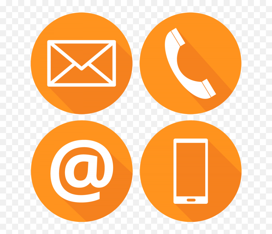 Download Hd Contact Us - Icon For Contact Details Email Symbol Png,Details Icon