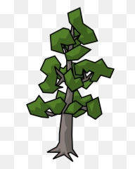 Scots Pine Tree - Branch Cell Shading Clipart Full Art png