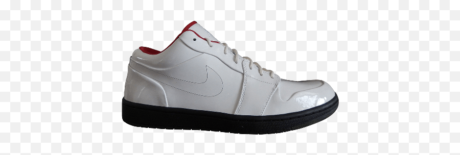 Air Jordan 1 Phat Low Premium U0027white Redu0027 - Lace Up Png,Air Jordan Iii Premium Icon