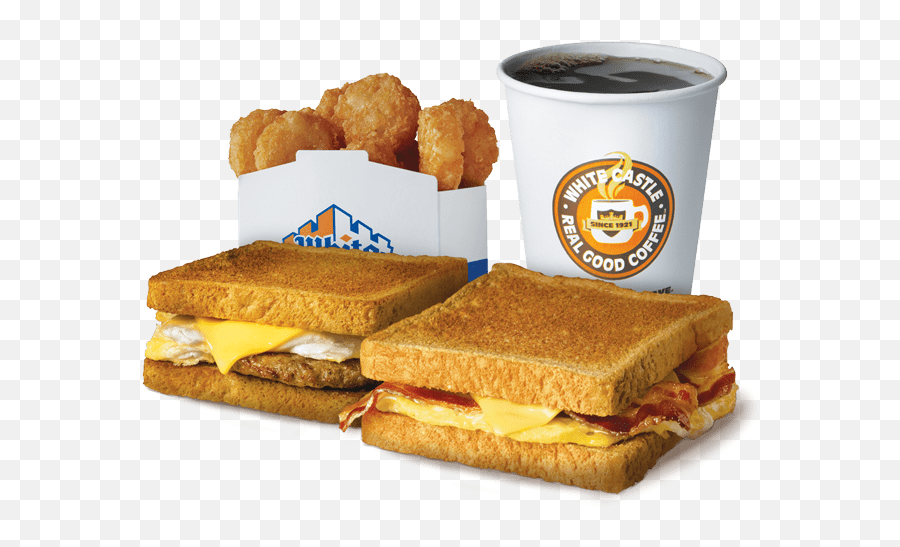 Menu - White Castle White Castle Breakfast Toast Sandwich Png,Sandwiches Png