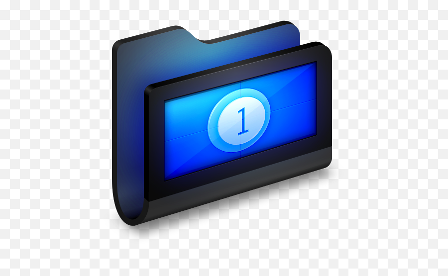 Movies Black Folder Icon - Movie Icon 3d Png,Black Folder Icon Ico