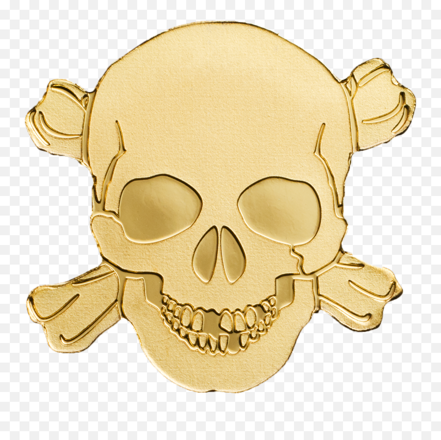 Pirate Skull Png Transparent Image - Gold Coin,Skull Png Transparent