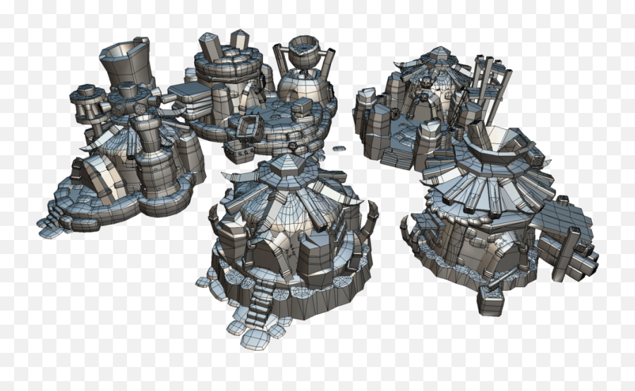 Orc Rts Building Set - Proto Series Orc Fantasy Building Png,Orc Icon