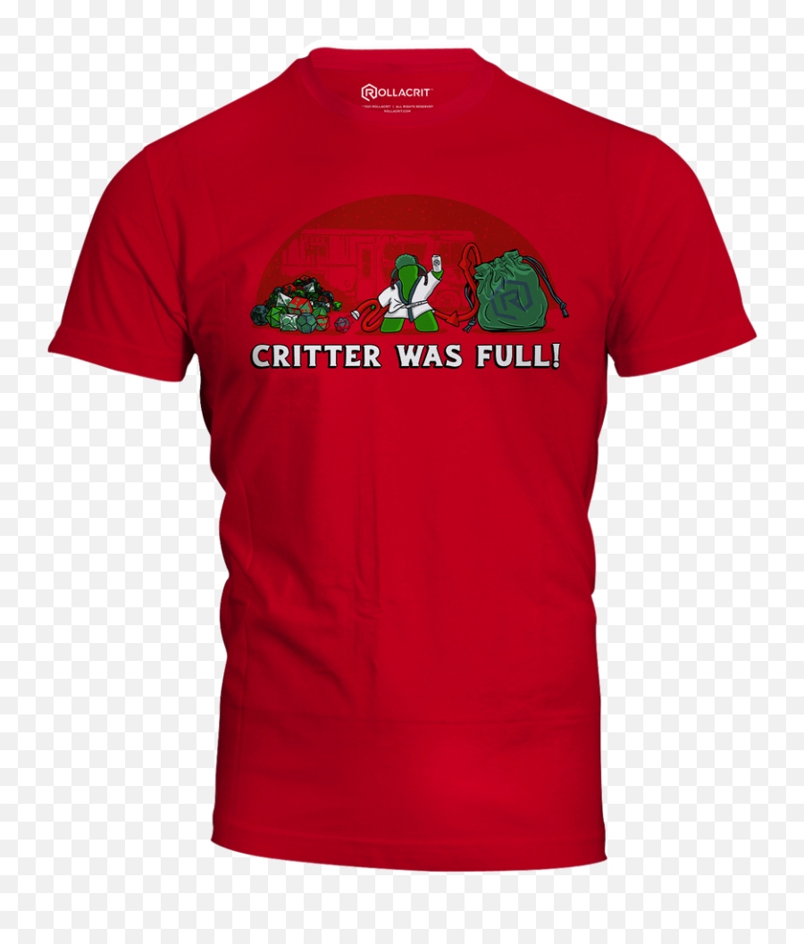 Critter Was Full Slim Fit T - Shirt Rollacrit For Adult Png,T&e Icon