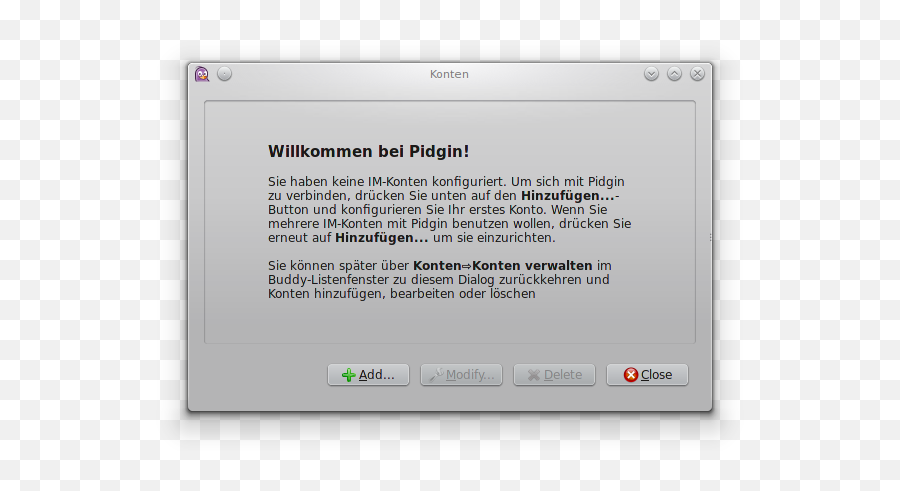 Anleitung Für Pidgin - Wolkenplanetde Dot Png,Pidgin Buddy Icon