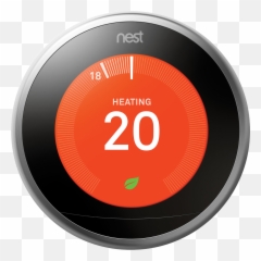 Google Nest 3rd Generation Learning Thermostat - png