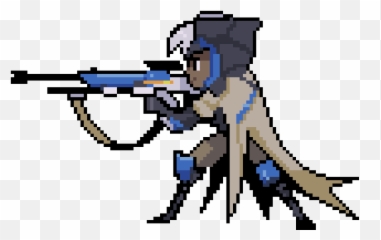 Image Result For Overwatch Pixel Spray - Overwatch Ana Pixel Spray Png,Tracer Png