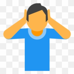 Anxious Icon In Color Style - Happy png