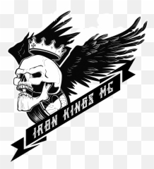 Iron Kings Mc U2014 Franca Storm - Motor Skull Logo png