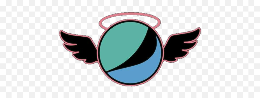 Saintpepsi Angel Wings Pepsi Black Vaporwave - Circle Png,Pepsi Logo Transparent