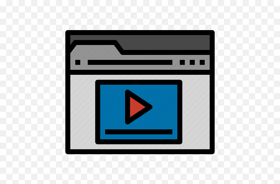 Video Youtube Icon - Download On Iconfinder On Iconfinder Horizontal Png,Youtube Logo Transparent Icon