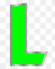Huruf L Clip Art - Clip Art L Png,L Png