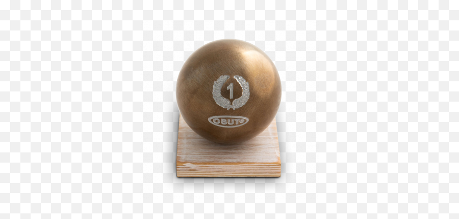 Obut Gold Ball Trophy For The Number 1 - Hammer Throw Png,Gold Ball Png