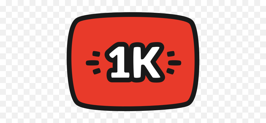 Youtube 1k Thousand Views Followers - 1m Views Png,Youtuber Logos