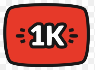 Youtube 1k Thousand Views Followers - 1m png
