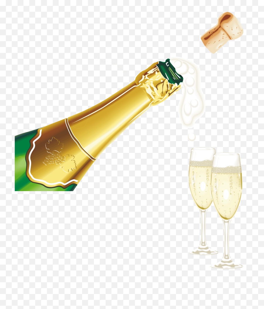Champagne Bottle Png Image Arts - Popping Champagne And Glasses,Wine Bottle Transparent Background