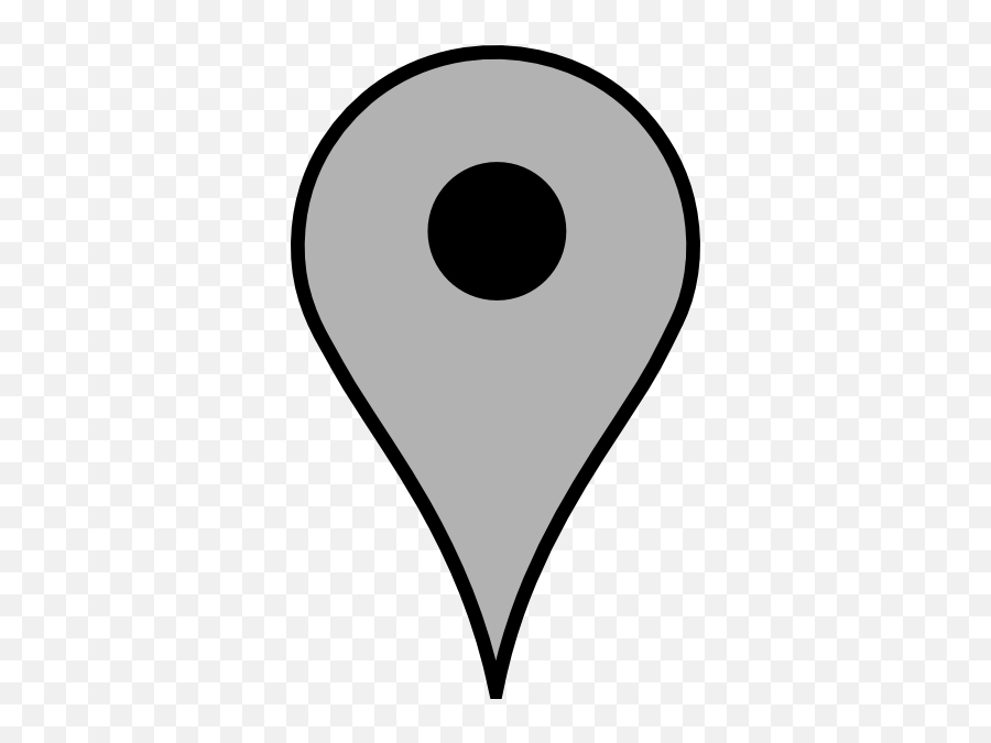 Grey Google Maps Marker Png Image - Google Maps Pin Icon Grey,Google Map Pin Png