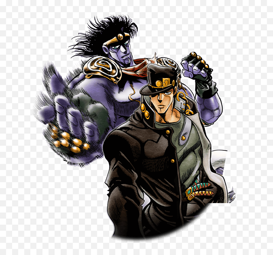 Jotaro Kujo - Star Platinum Jotaro Kujo Pose Png,Jotaro Kujo Png