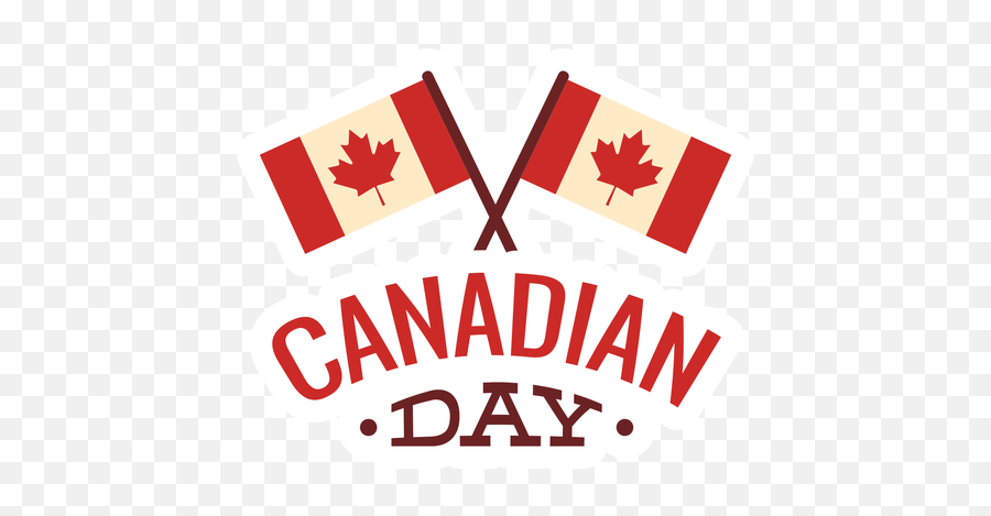 Flag Maple Leaf Badge Sticker - Imagenes De Bandera Canadiense Png,Canada Flag Transparent