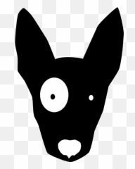Download Hd Dog Head Vector Png - Clipart Silhouette
