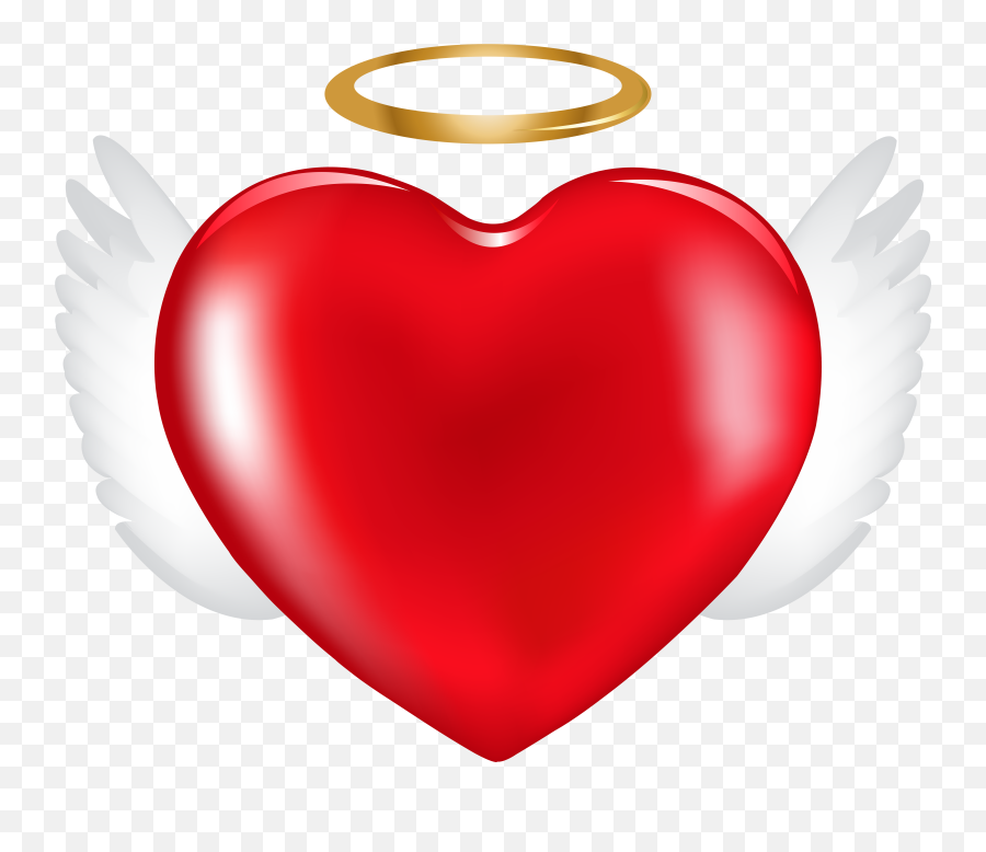 Donut Clipart Png - Corazon Angel Png 116962 Vippng Angel And Demon Love,Angel Png