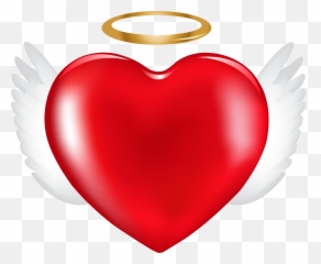 Donut Clipart Png - Corazon Angel Png 116962 Vippng Angel And Demon Love,Angel Png