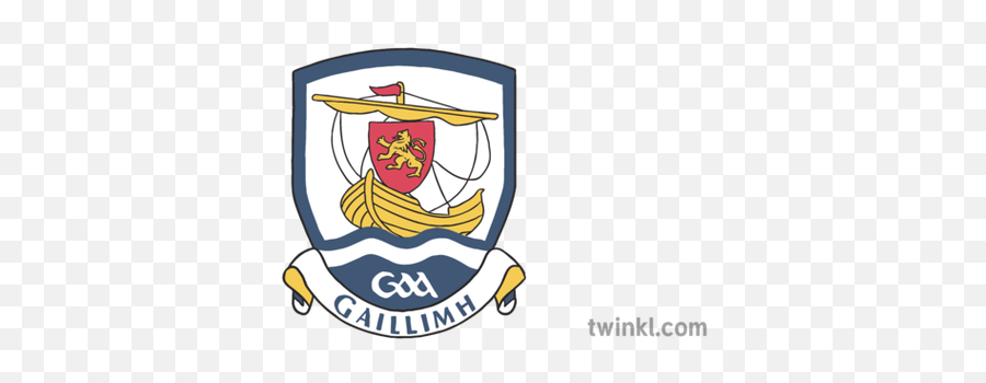 Galway Gaa Crest Illustration - Twinkl Galway Badge Png,Crest Png