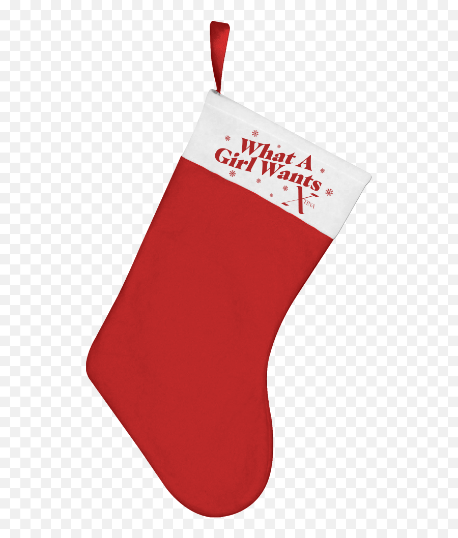 What A Girl Wants Stocking - Christmas Stocking Png,Stocking Png