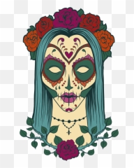 Index Of - Stickers Fete Des Morts Png,Catrina Png
