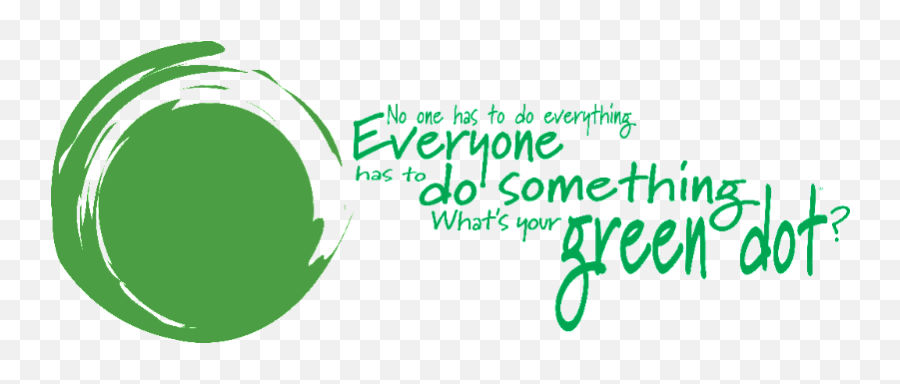 Green Dot Bystander Training For Students Undergrad News - Green Dot Bystander Logo Png,Green Dot Png
