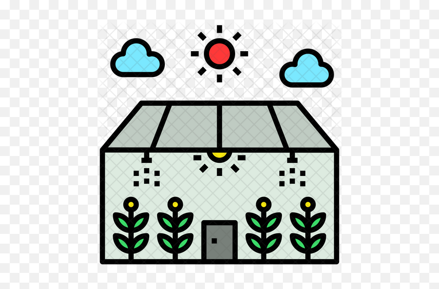 Greenhouse Icon Of Colored Outline - Anyo Museum Png,Greenhouse Png