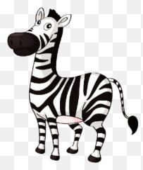 Free Zebra Cartoon Png Download - Clipart Zebra,Zebra Png