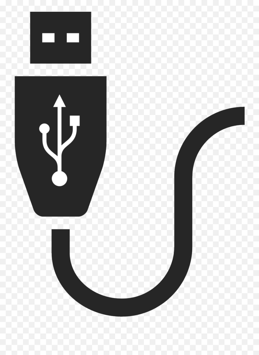 Cable Usb Vector Png Clipart - Usb Port Logo Png,Pc Logo Png