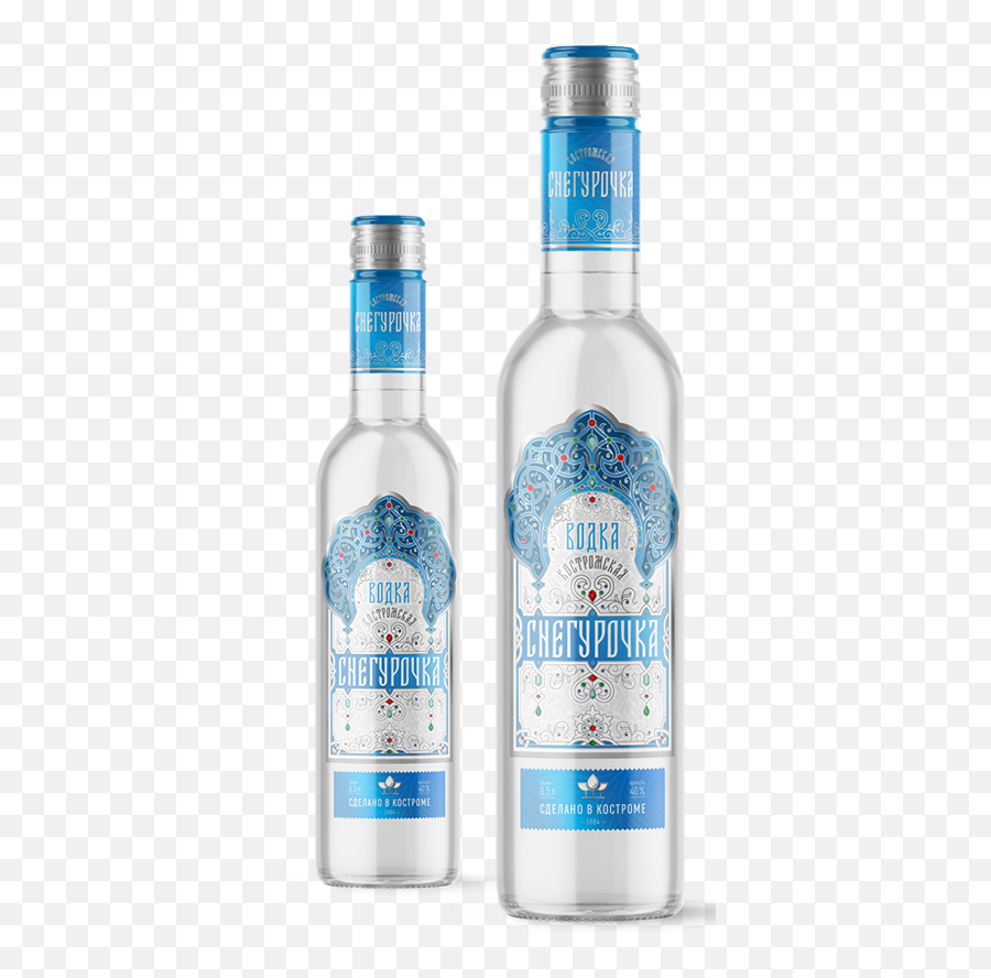 Vodka Snegurochka - The Distillery Of Kostroma Png,Vodka Transparent